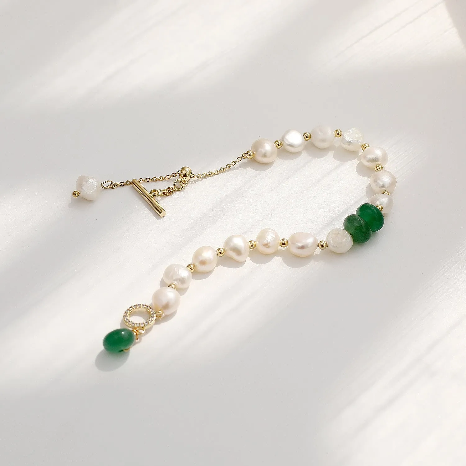 Zircon Chain Buckle Bracelet