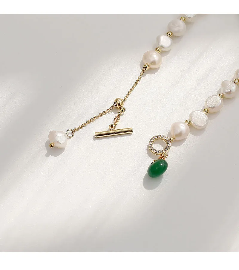 Zircon Chain Buckle Bracelet